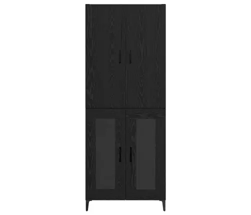 Kõrgushein Must Tamm 69,5 X 34 X 180 Cm Tehispuit