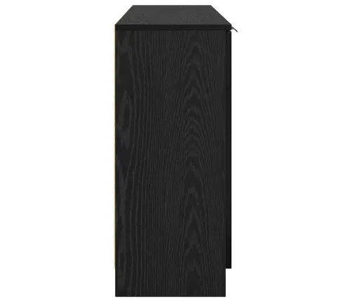 Šoninės Lentynos 3 Pcs Juoda Ąžuolo 69,5 X 34 X 180 Cm