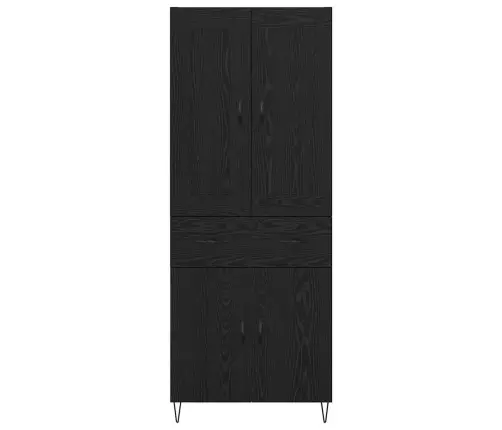 Kõrgushein Sahtliga Must Tamm 69,5 X 34 X 180 Cm Tehispuit