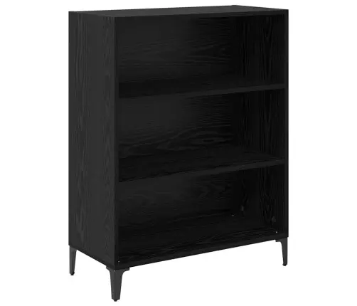 Aukštas Spintelė Juodas Ąžuolas 69,5 X 34 X 180 Cm