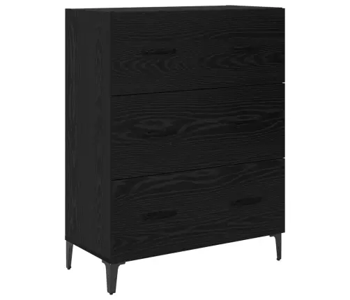 Kõrgushein Sahtliga Must Tamm 69,5 X 34 X 180 Cm Tehispuit