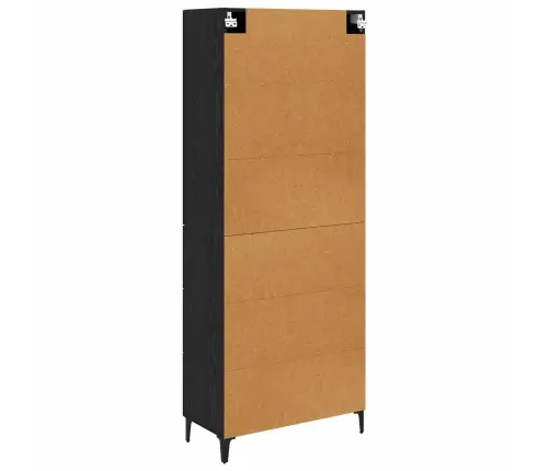 Kõrgushein Sahtliga Must Tamm 69,5 X 34 X 180 Cm Tehispuit