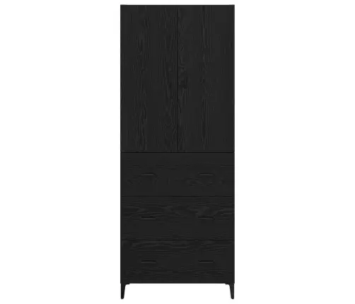 Kõrgushein Sahtliga Must Tamm 69,5 X 34 X 180 Cm Tehispuit