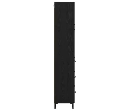 Kõrgushein Sahtliga Must Tamm 69,5 X 34 X 180 Cm Tehispuit