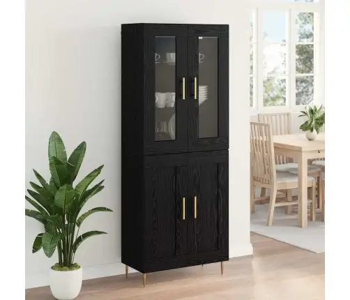 Kõrgushein 2 Pcs Must Tamm Tehispuit