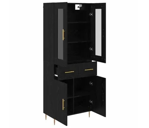 Kõrgushein Sahtliga 2 Pcs Must Tamm Tehispuit