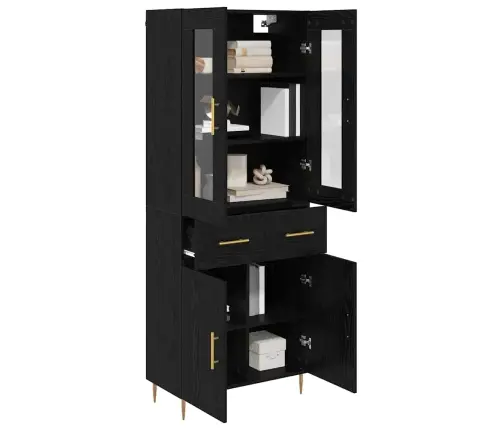 Kõrgushein Sahtliga 2 Pcs Must Tamm Tehispuit