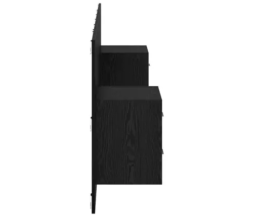 Peatoed Kapiga Sahtliga Peaga 3 Pcs Must Tamm Tehispuit