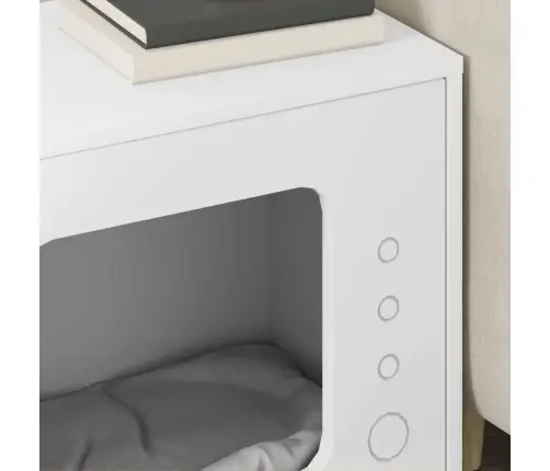 Kassi Maja Valge 51 X 30 X 42 Cm Tehispuit