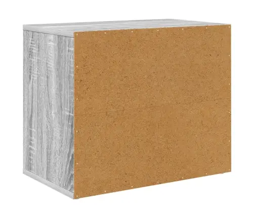 Katės Namelis Pilkas Sonoma 51 X 30 X 42 Cm Apdirbta Mediena