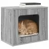 Katės Namelis Pilkas Sonoma 51 X 30 X 42 Cm Apdirbta Mediena
