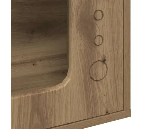 Kaķu Māja Mākslīgā Ozola 51 X 30 X 42 Cm Inženierijas Koks Vidaxl