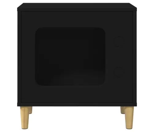 Kaķu Māja Melna 51 X 30 X 52 Cm Inženierijas Koks Vidaxl