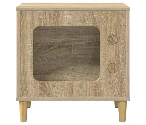 Kaķu Māja Sonoma 51 X 30 X 52 Cm Inženierijas Koks Vidaxl