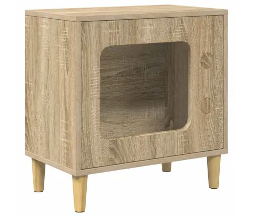 Kaķu Māja Sonoma 51 X 30 X 52 Cm Inženierijas Koks Vidaxl