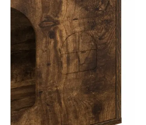 Kaķu Māja Dūmaka Ozols 51 X 30 X 52 Cm Inženierijas Koks Vidaxl