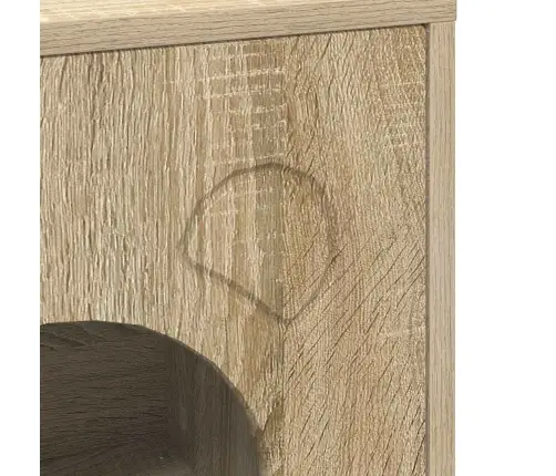 Kaķu Māja Sonoma 42,5 X 40 X 53 Cm Inženierijas Koks Vidaxl