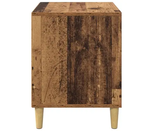 Kaķu Māja Vecs Koks 42,5 X 40 X 52,5 Cm Inženierijas Koks Vidaxl