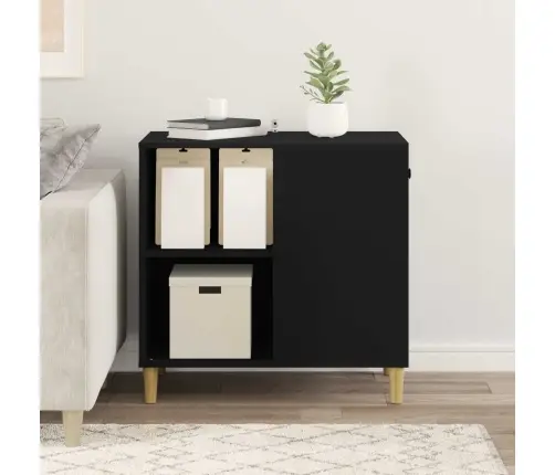 Kassi Maja Must 72 X 42.5 X 70 Cm Tehispuit