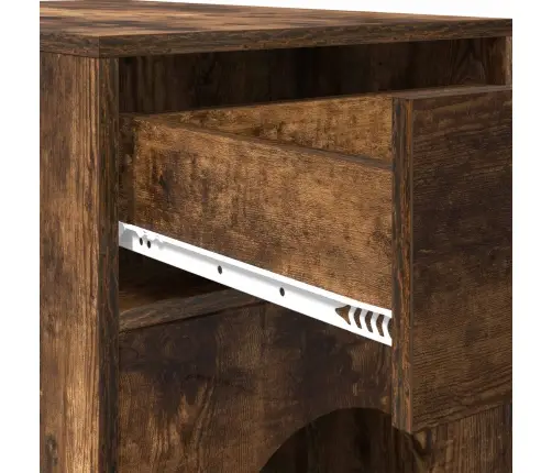 Kaķu Māja Dūmaka Ozols 72 X 42.5 X 70 Cm Inženierijas Koks Vidaxl