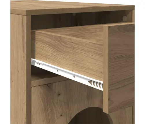 Kaķu Māja Mākslīgā Ozola 72 X 42.5 X 70 Cm Inženierijas Koks Vidaxl