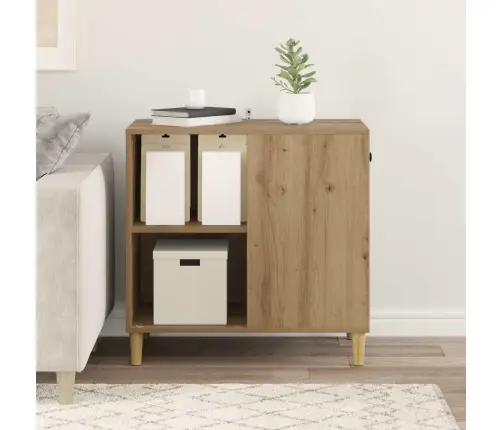 Kaķu Māja Mākslīgā Ozola 72 X 42.5 X 70 Cm Inženierijas Koks Vidaxl