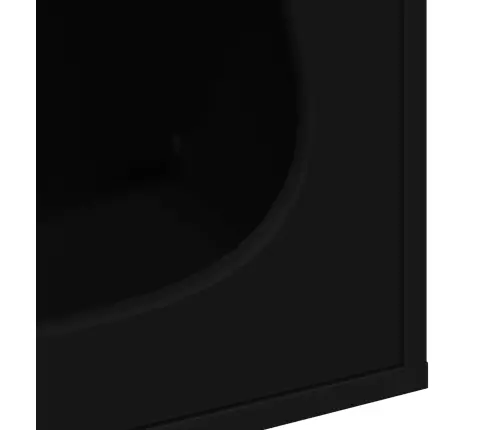 Kaķu Māja Melna 42,5 X 40 X 53,5 Cm Inženierijas Koks Vidaxl