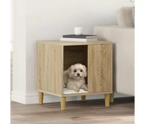 Suņu Māja Sonoma 44 X 42 X 49 Cm Inženierijas Koks Vidaxl