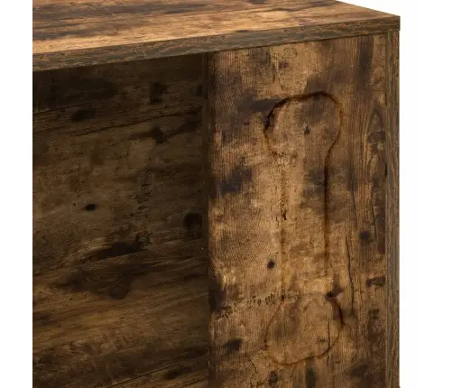 Suņu Māja Dūmaka Ozols 44 X 42 X 49 Cm Inženierijas Koks Vidaxl