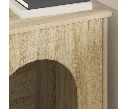 Kaķu Māja Sonoma 53 X 52 X 62 Cm Inženierijas Koks Vidaxl