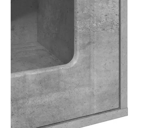 Kaķu Māja Betons 53 X 52 X 62 Cm Inženierijas Koks Vidaxl