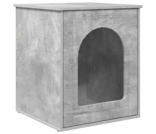 Kaķu Māja Betons 53 X 52 X 62 Cm Inženierijas Koks Vidaxl