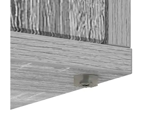 Kaķu Māja Pelēks Sonoma 53 X 52 X 62 Cm Inženierijas Koks Vidaxl