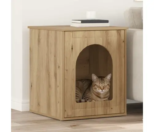 Katės Namelis Meistrų Ąžuolas 53 X 52 X 62 Cm Apdirbta Mediena