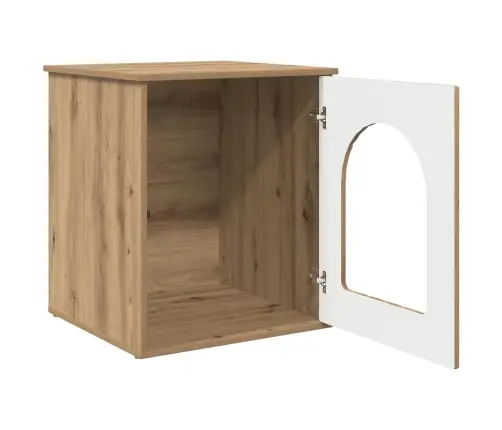 Katės Namelis Meistrų Ąžuolas 53 X 52 X 62 Cm Apdirbta Mediena