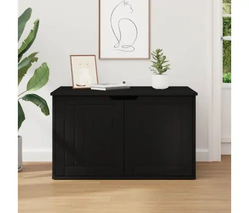 Katės Namelis Juoda 85 X 55 X 50,5 Cm Apdirbta Mediena