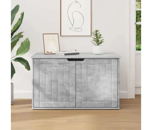 Kaķu Māja Betons 85 X 55 X 53,5 Cm Inženierijas Koks Vidaxl