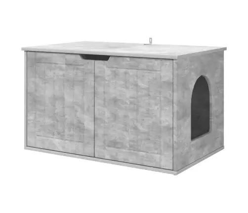 Kaķu Māja Betons 85 X 55 X 53,5 Cm Inženierijas Koks Vidaxl