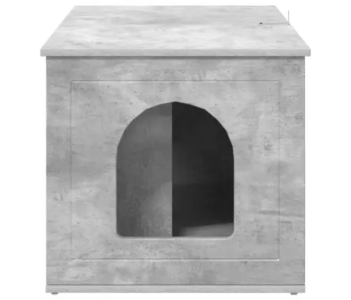 Kaķu Māja Betons 85 X 55 X 53,5 Cm Inženierijas Koks Vidaxl