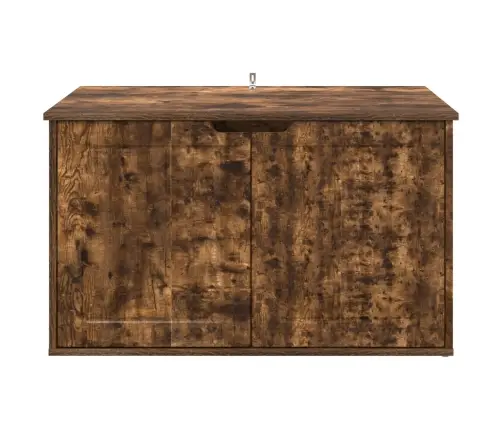 Kaķu Māja Dūmaka Ozols 85 X 55 X 53,5 Cm Inženierijas Koks Vidaxl