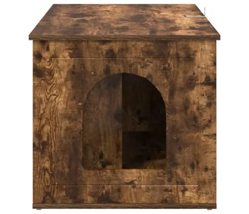 Kaķu Māja Dūmaka Ozols 85 X 55 X 53,5 Cm Inženierijas Koks Vidaxl