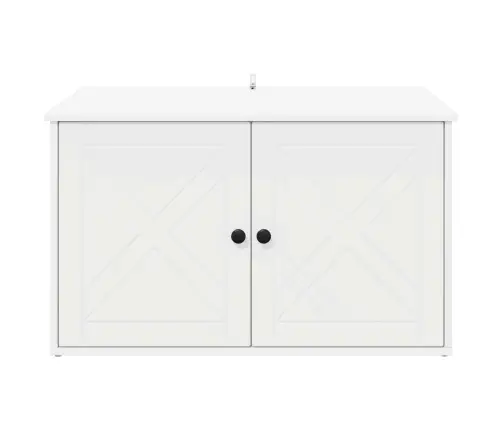 Kaķu Māja Balts 85 X 55 X 50,5 Cm Inženierijas Koks Vidaxl