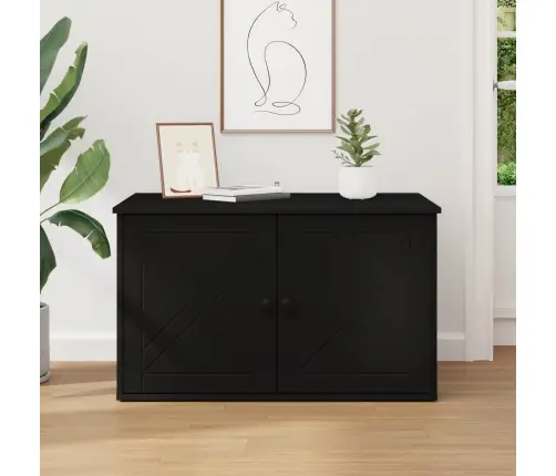 Kassi Maja Must 85 X 55 X 50,5 Cm Tehispuit