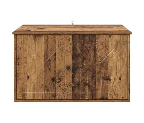 Kaķu Māja Vecs Koks 85 X 55 X 50 Cm Inženierijas Koks Vidaxl