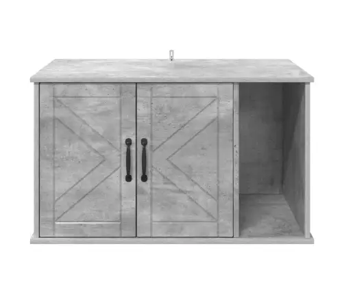 Kaķu Māja Betons 85 X 55 X 50 Cm Inženierijas Koks Vidaxl