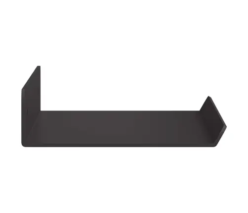 Seinariiul Riiuliga Ladustamisega 3 Pcs Must 80 X 9 X 2.5 Cm