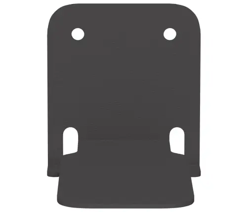 Neredzamais Peldošais Plaukts 4 Pcs Melna 6 X 11 X 6.5 Cm Vidaxl