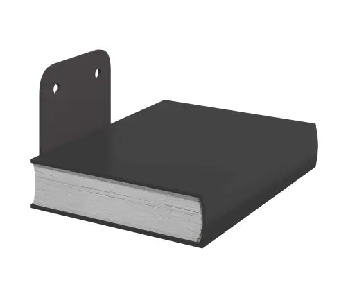 Neredzamais Peldošais Plaukts 4 Pcs Melna 6 X 11 X 6.5 Cm Vidaxl