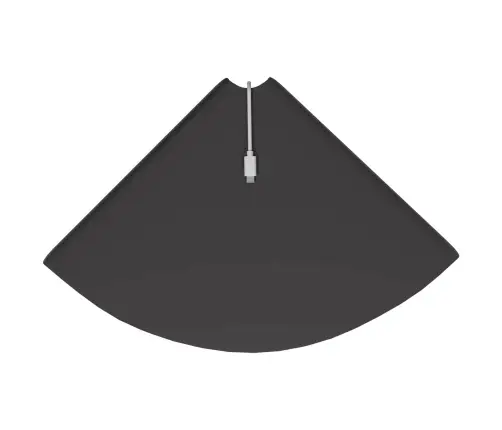 Sienas Plaukts Ar Plauktu 2 Pcs Melna 18 X 18 X 2.3 Cm Vidaxl