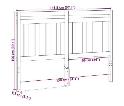 Galvūgalis Su Galvūgalio Vaško Ruda 145,5 X 100 Cm
